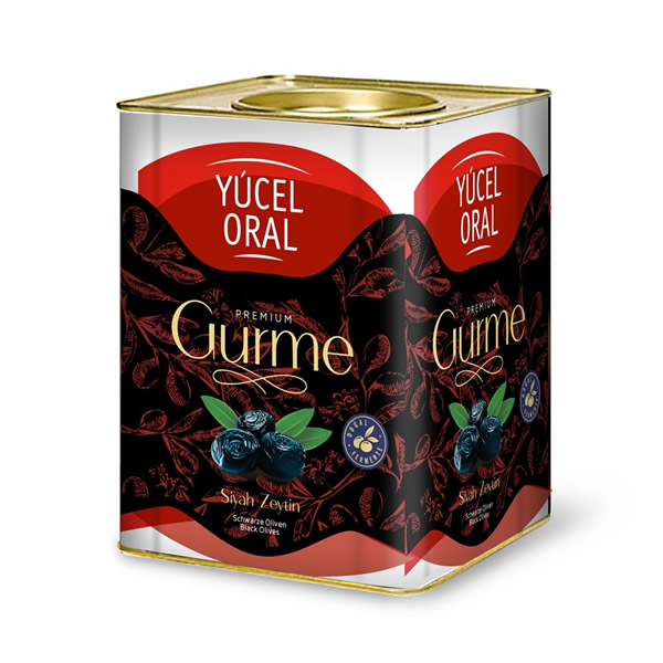 YÜCEL ORAL SİYAH ZEYTİN  XXL  180 - 200 / 10 KG